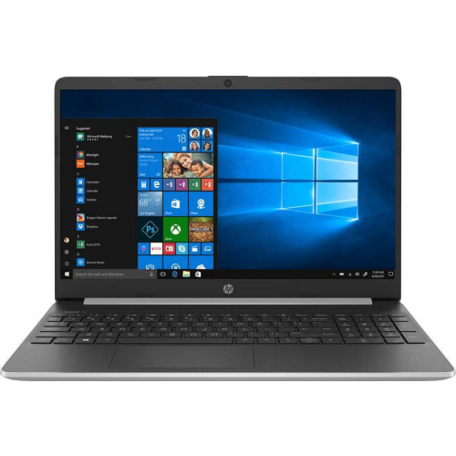 Ноутбук HP 15s-fq0000ur Pentium N4417U (2.3) / 4Gb / 128Gb SSD / 15.6" HD / HD Graphics 610 / Win 10 Home / Silver