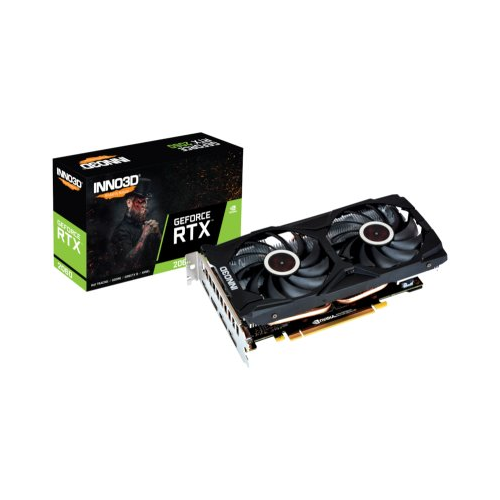 Видеокарта Inno3D GeForce RTX 2060 (N20602-06D6-1710VA15L) 6Gb NVIDIA RTX 2060/GDDR6 14 000Mhz/192bit/PCI-E 16x/DP, HDMI
