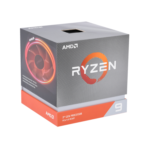 Процессор AMD Ryzen 9 3900X BOX 105W, 12C/24T, 4.6Gh(Max), 70MB(L2+L3), AM4