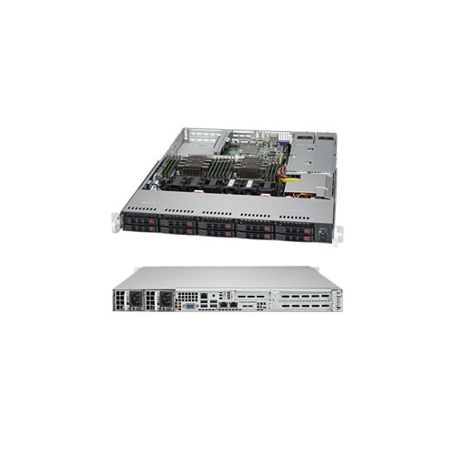 Сервер OLDI Computers Personal Сервер / 1U / Intel Xeon Gold 6144 3.5ГГц * 2 / 64Gb * 8 / Intel® C622 / 480 Гб SSD SATA III * 2 / 4 x 10Gb + 1x IPMI / ASPEED AST2500 BMC / noDVD / noOS