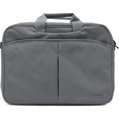 Сумка для ноутбука Continent CC-012 Grey до 15,6" (нейлон/полиэстер, Grey, 42 x 30 x 5 см.)