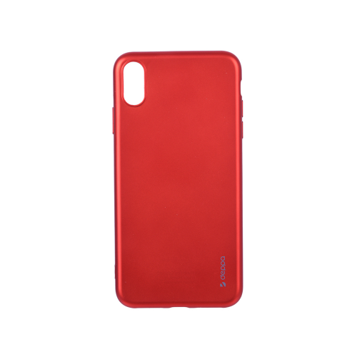 Чехол Deppa Case Silk для Apple iPhone XS Max, красный металлик