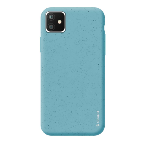 Чехол для смартфона для Apple iPhone 11 Deppa Eco Case 87282 Blue клип-кейс, полиуретан