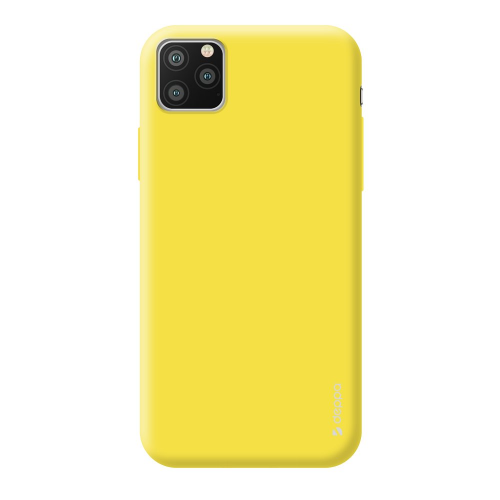 Чехол для смартфона для Apple iPhone 11 Pro Deppa Gel Color Case 87239 Yellow клип-кейс, полиуретан