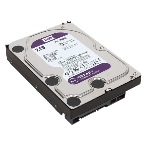 Жесткий диск Western Digital Purple WD20PURZ 2Tb SATA/3.5"/5400 rpm/64Mb