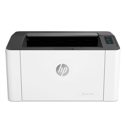 Принтер HP Laser 107w лазерный черно-белый / 20стр/м / 1200 x 1200dpi / А4 / USB, Wi-Fi / 64mb