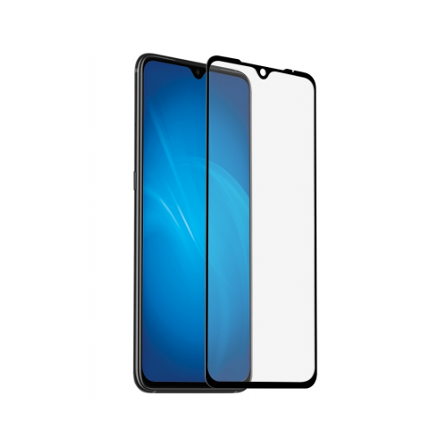 Закаленное стекло с цветной рамкой DF xiColor-54 black (fullscreen) для Xiaomi Mi 9/Mi 9 Lite/CC9