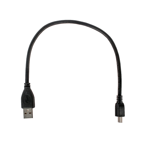 Кабель USB 2.0 Pro Gembird/Cablexpert AM/miniBM 5P, 0.3м, экран, черный, пакет CCP-USB2-AM5P-1