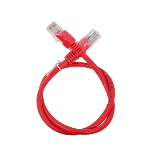 Патч-корд литой Neomax NM13001-005R UTP 0.5м, кат. 5е - красный