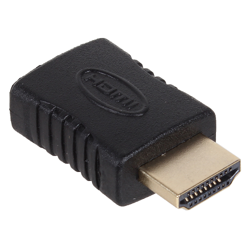 Переходник 3Cott 3C-HDMIM-HDMIF-AD206GP с HDMI/M на HDMI/F, позолоченные коннекторы, черный