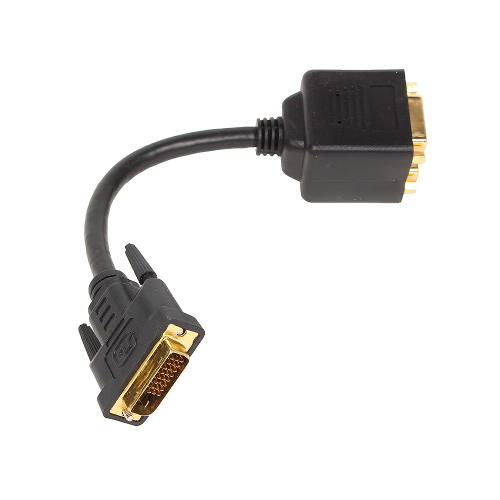 Кабель-переходник DVI-M -- 2X-DVI-F 0.2m , Telecom (TA655)