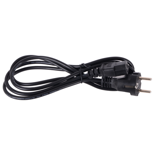 Кабель компьютер - розетка 220V (Европейский стандарт), Telecom TP021-IEC320-C13/SHM-1.8-BK 1,8 м
