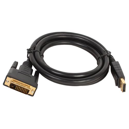 Кабель DisplayPort-DVI Cablexpert CC-DPM-DVIM-6, 1.8м, 20M/25M, черный, экран, пакет