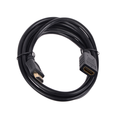 Удлинитель кабеля HDMI Cablexpert, 1.8м, v2.0, 19M/19F, черный, позол. разъемы, экран CC-HDMI4X-6