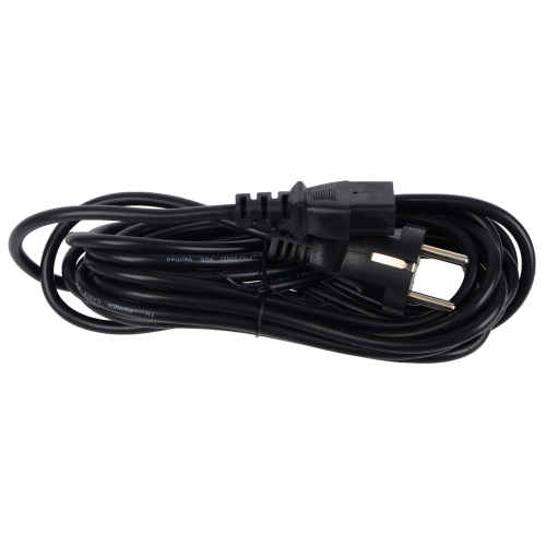Кабель компьютер - розетка 220V 5.0м (Европейский стандарт), Telecom TP021-IEC320-C13/SHM-5.0-BK