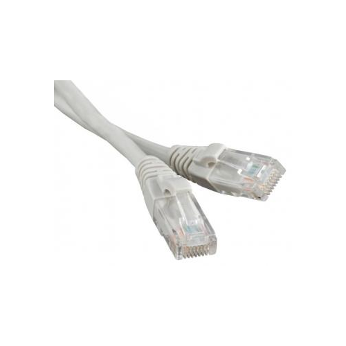 Патч-корд UTP 5е категории 10м Lanmaster TWT-45-45-10-GY серый