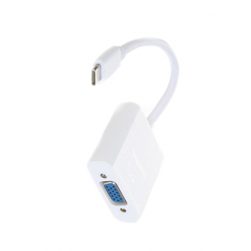 Переходник USB Type-C - VGA VCOM CU421, 0.15 м, белый