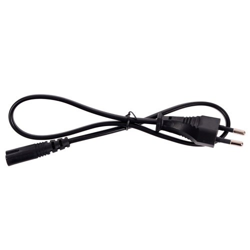 Кабель для аудио-видео техники IEC-320-C7--розетка 220V, 2-pin, 0.5м , черный, Telecom TP228-IEC320