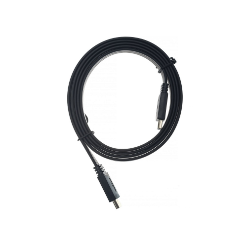 Кабель HDMI VCOM CG522F-1.8M черный 1.8 м плоский, ver. 2.0