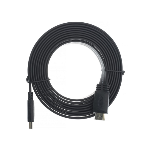 Кабель HDMI VCOM CG522F-3M черный 3 м плоский, ver. 2.0