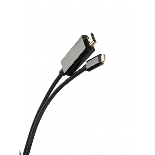 Кабель USB Type-C - HDMI VCOM CU423C-1M, 1 м, черный
