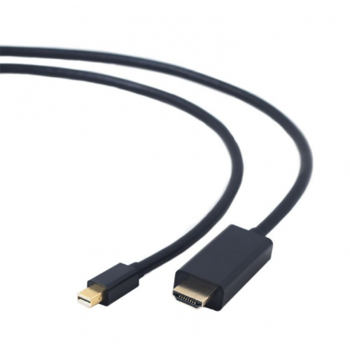 Кабель mDP-HDMI Cablexpert CC-mDP-HDMI-6, 20M/19M, 1.8м, черный, позол.разъемы