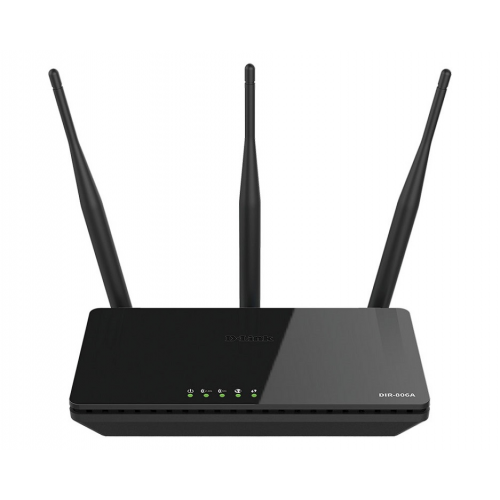 Wi-Fi роутер D-Link DIR-806A/RU/B1A 802.11bgnac, 300/433Mbps, 2.4/5GHz, 1xWAN, 4xLAN, microUSB