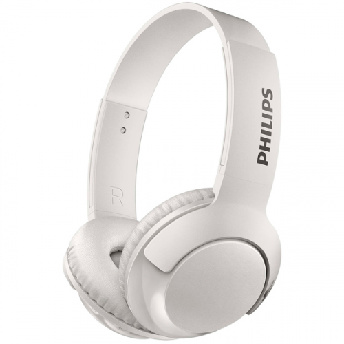 Наушники (гарнитура) Philips SHB3075WT/00 White Беспроводные / Полноразмерные с микрофоном / Белый / 9 Гц - 21 кГц / 103 дБ / до 12ч / Bluetooth