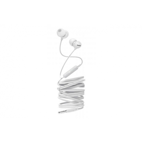 Гарнитура Philips SHE2405WT/00 White Проводные / Внутриканальные с микрофоном / Двустороннее / miniJack 3.5 мм