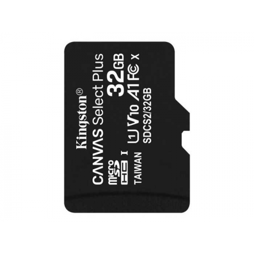 Карта памяти microSDHC Kingston Canvas Select Plus 32Gb Class10 UHS-I (SDCS2/32GBSP)
