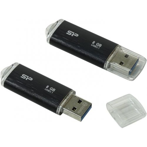 USB флешка Silicon Power Blaze B02 8Gb Black (SP008GBUF3B02V1K) USB 3.1
