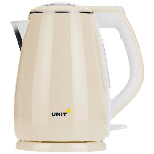 Чайник электрический UNIT UEK-268 (Бежевый); Сталь - Пластик (Двухслойный корпус), 1.8л., 2200Вт