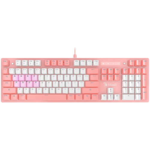 Клавиатура A4Tech Bloody B800 Dual Color Pink\White USB 1583335
