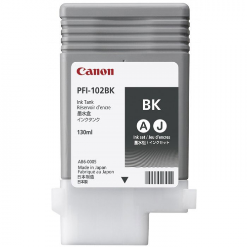 Картридж Canon PFI-102BK Black для IPF-500/600/700 130ml 0895B001