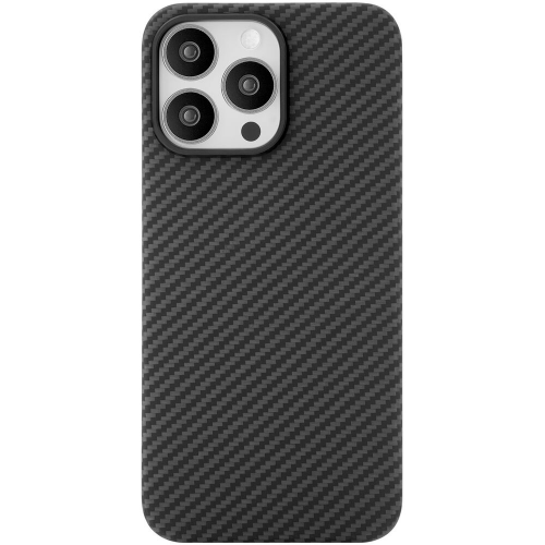 Чехол для Apple iPhone 15 Pro Max uBear Supreme Case Magsafe Kevlar черный CS312BL67PSP-I23M