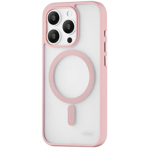 Чехол для Apple iPhone 15 Pro Max uBear Cloud Mag Case Magsafe розовый CS294LR67PMT-I23M