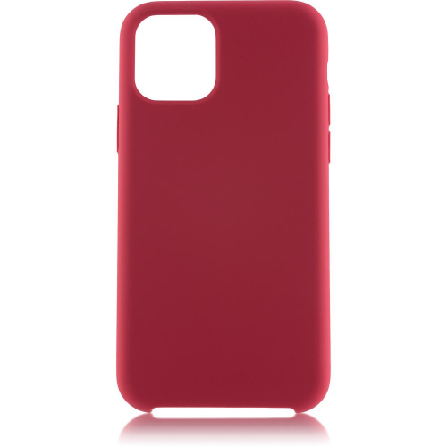 Чехол для Apple iPhone 11 Pro Brosco Softrubber темно-красный IP11P-SOFTRUBBER-WINE