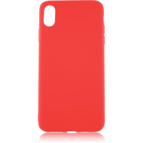 Чехол для Apple iPhone Xs Max Brosco Colourful, накладка, красный IPXSM-COLOURFUL-RED