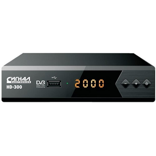 Ресивер Сигнал Эфир HD-300 черный DVB-T2 483948