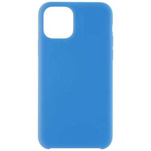 Чехол для Apple iPhone 11 Pro Brosco Softrubber синий IP11P-SOFTRUBBER-BLUE