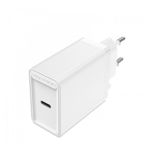 Сетевое зарядное устройство Vention FADW0-EU USB-C QC 4.0 белое