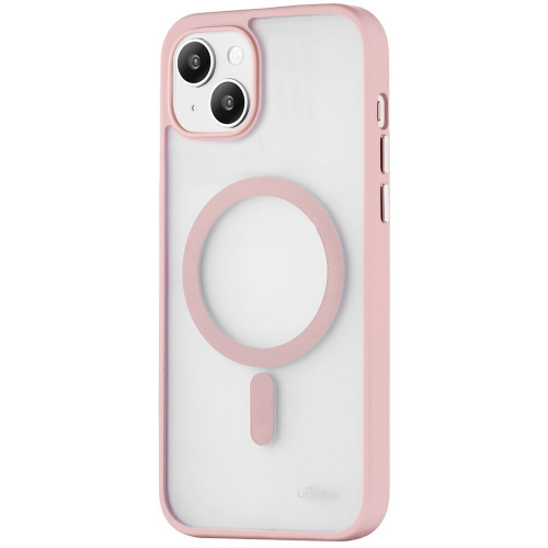 Чехол для Apple iPhone 15 Plus uBear Cloud Mag Case Magsafe розовый CS291LR67MT-I23M