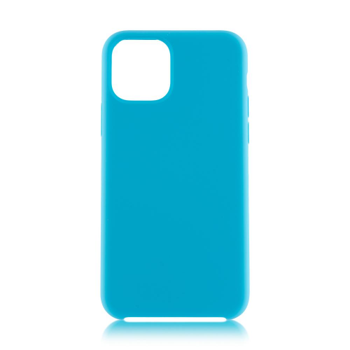 Чехол для Apple iPhone 11 Pro Brosco Softrubber голубой IP11P-SOFTRUBBER-SKY