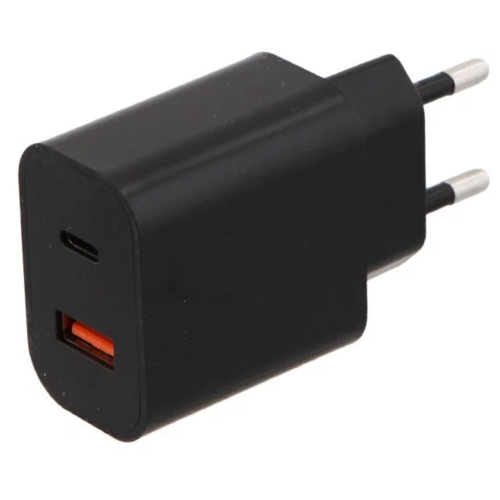 Сетевое зарядное устройство Red Line NQC-13 20W USB + Type-C черное УТ000029980