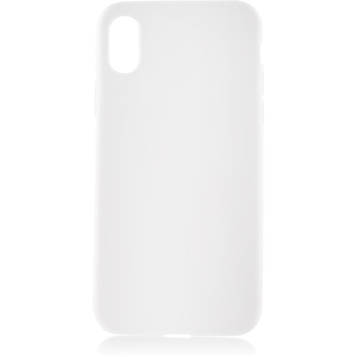 Чехол для Apple iPhone Xs Brosco Colourful, накладка, белый IPX/XS-COLOURFUL-WHITE