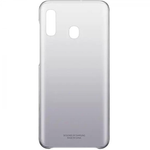 Чехол для Samsung Galaxy A20 (2019) SM-A205 Gradation Cover черный EF-AA205CBEGRU