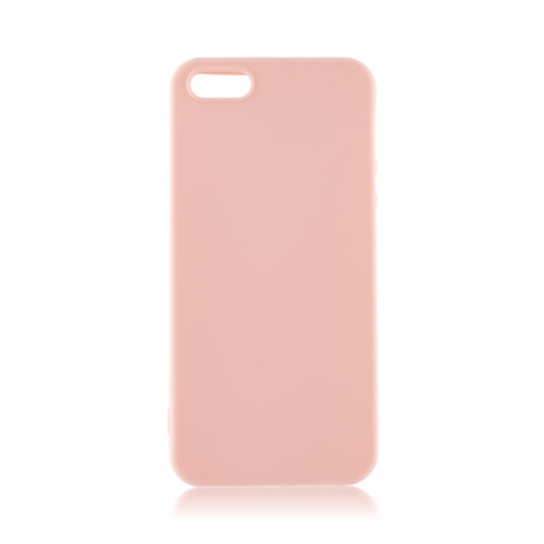 Чехол для Apple iPhone 5\5S\SE Brosco Colourful светло-розовый IP5-COLOURFUL-LIGHTPINK