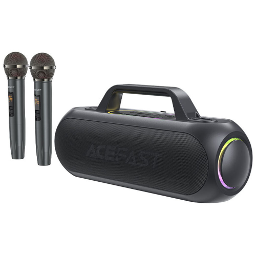 Портативная bluetooth-колонка Acefast K1 Party karaoke all-in-one audio set 200W Black AF-K1-BK