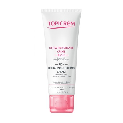 Topicrem Крем Ultra-Hydratante Creme Riche Насыщенный Ультра-Увлажняющий для Лица, 40 мл