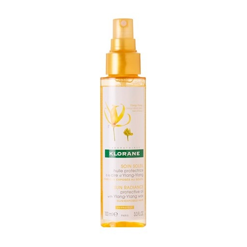 Klorane Масло Huile Protectrice à la cire d'Ylang-Ylang Солнцезащитное для Волос с Воском Иланг-Иланг, 100 мл
